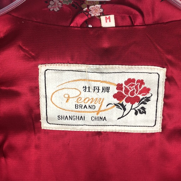 Authentic Vintage Chinese Satin Mandarin collar fully lined Possibly reversible - Picture 3 of 8